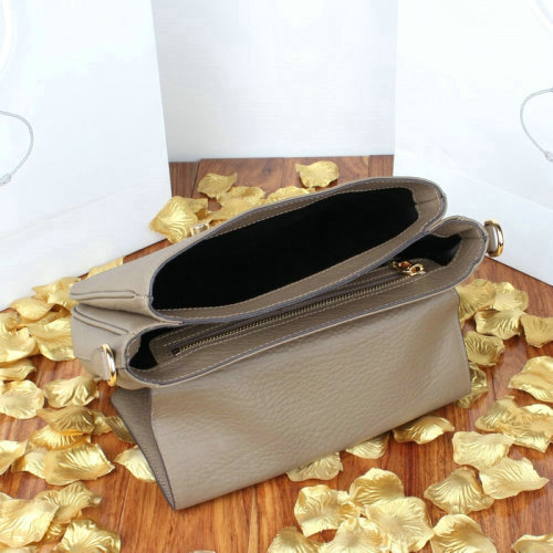 2014 Prada grainy leather mini bag BT0966 khaki